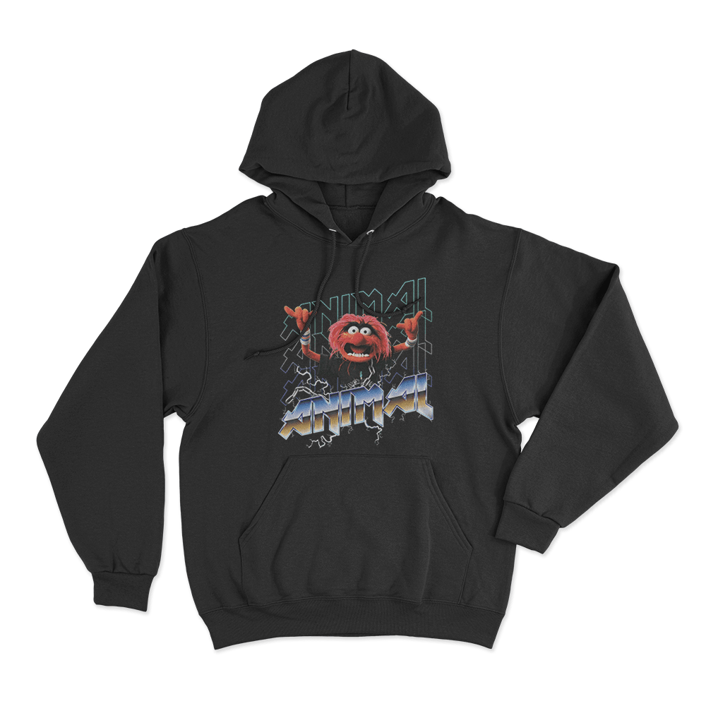 Animal Unisex Hoodie Black Animal Unisex Hoodie Black