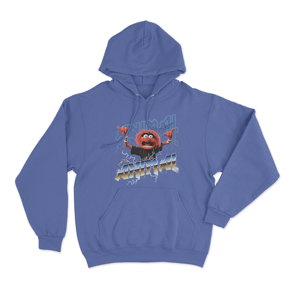 Animal Unisex Hoodie Blue Animal Unisex Hoodie Blue