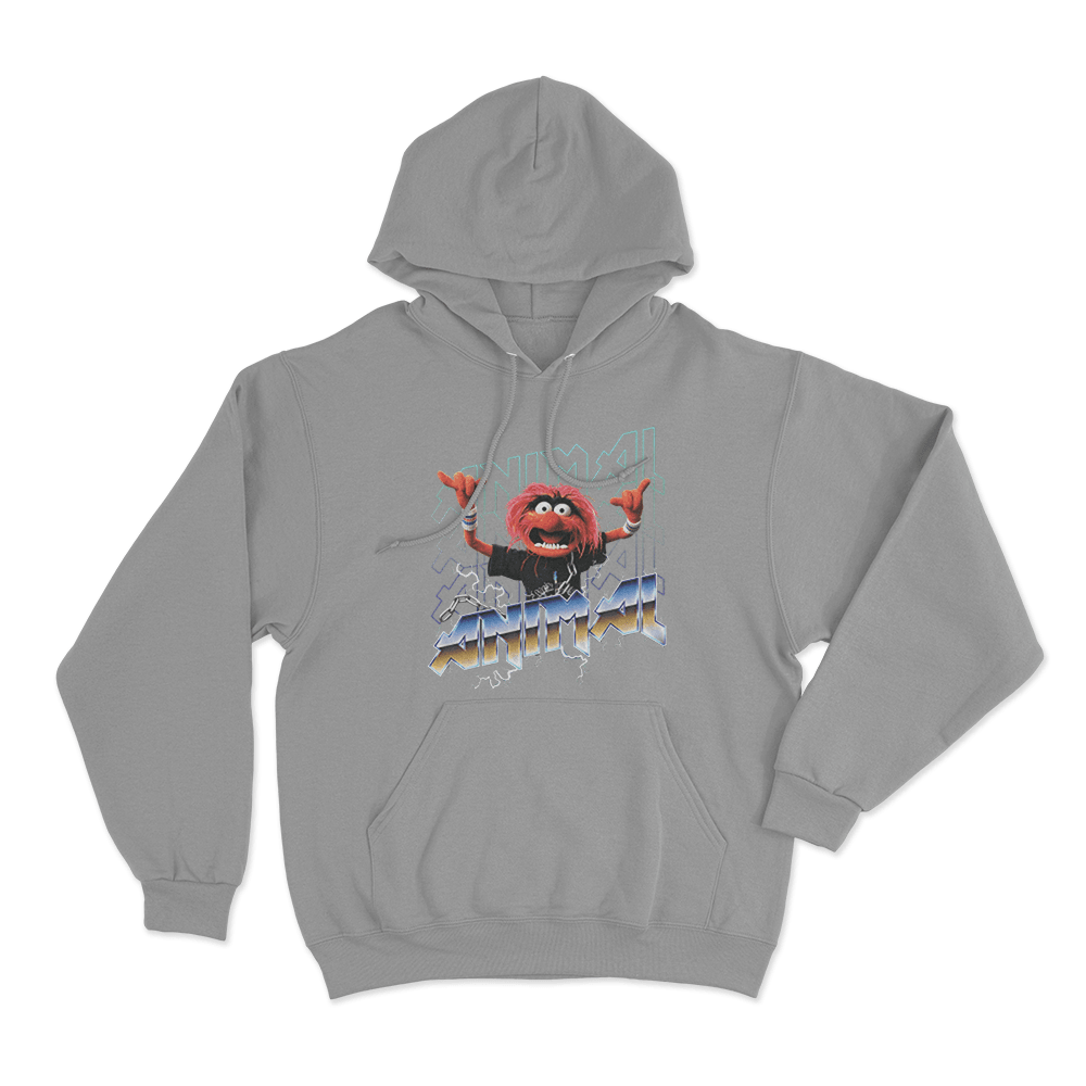 Animal Unisex Hoodie Grey Animal Unisex Hoodie Grey