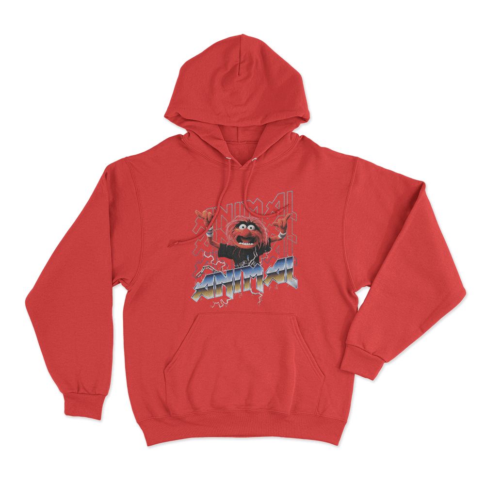 Animal Unisex Hoodie Red Animal Unisex Hoodie Red