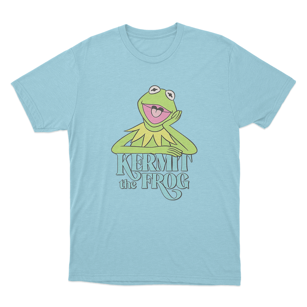 Kermit The Frog Unisex T Shirt Sky Blue Kermit The Frog Unisex T Shirt Sky Blue