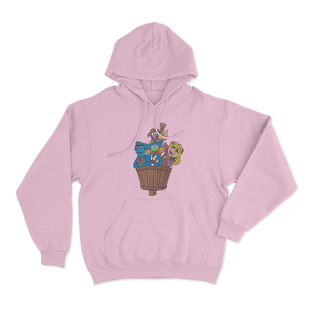 The Muppet Christmas Carol Character Group Unisex Hoodie Pink The Muppet Christmas Carol Character Group Unisex Hoodie Pink