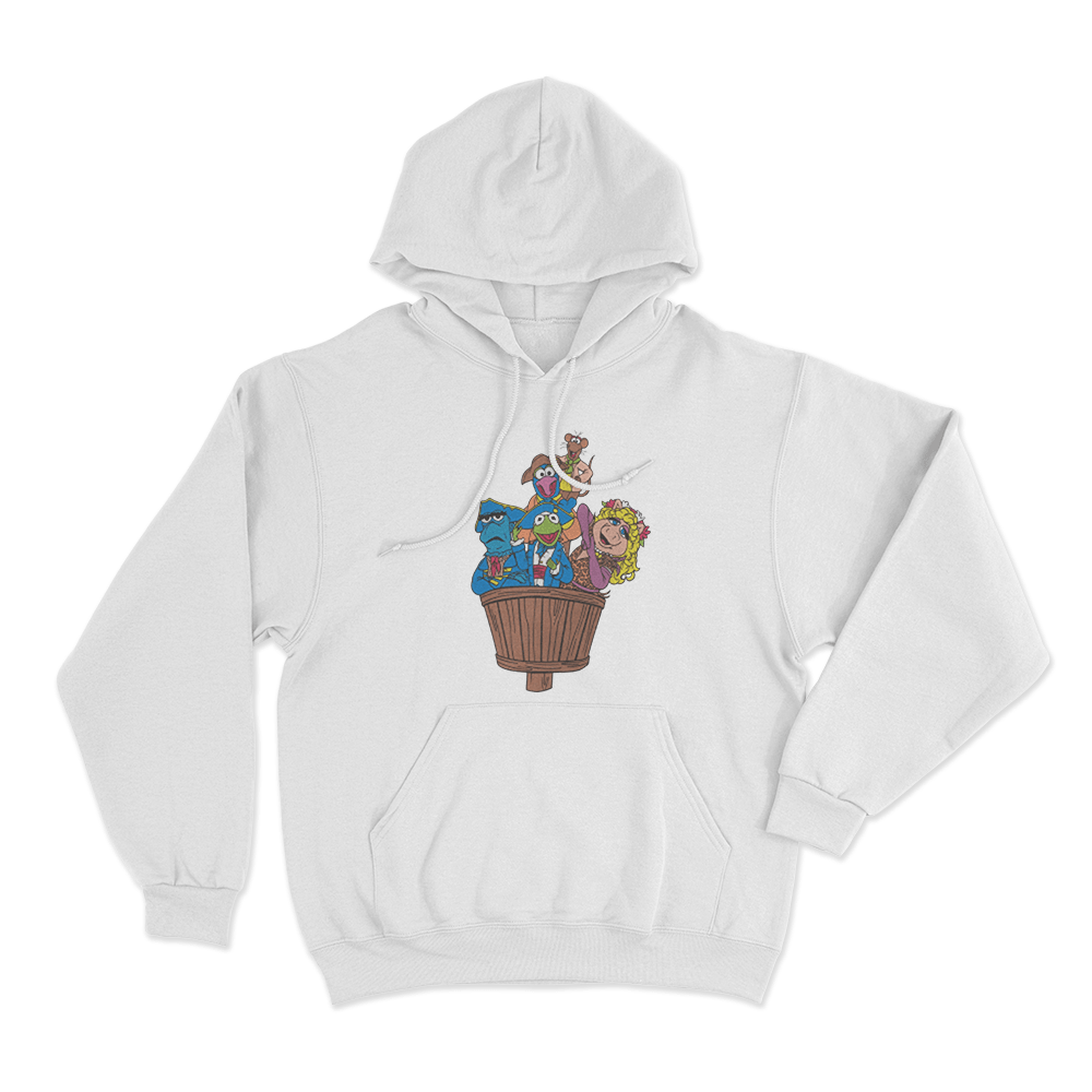 The Muppet Christmas Carol Character Group Unisex Hoodie White The Muppet Christmas Carol Character Group Unisex Hoodie White
