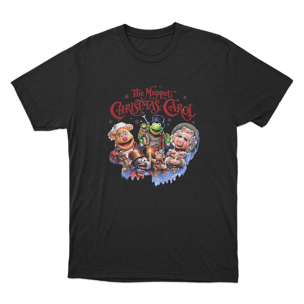 The Muppet Christmas Carol Characters Unisex T Shirt Black The Muppet Christmas Carol Characters Unisex T Shirt Black
