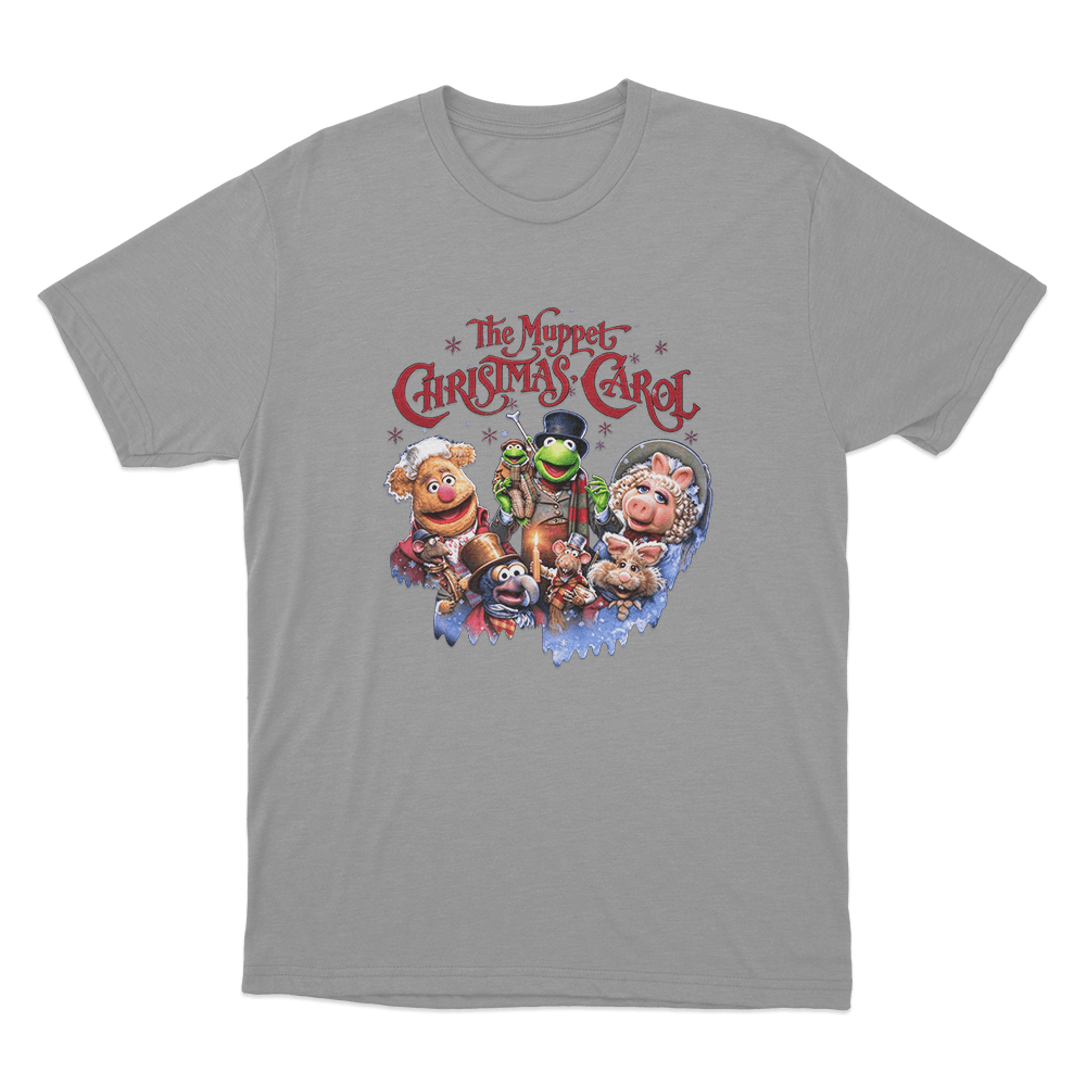 The Muppet Christmas Carol Characters Unisex T Shirt Grey The Muppet Christmas Carol Characters Unisex T Shirt Grey