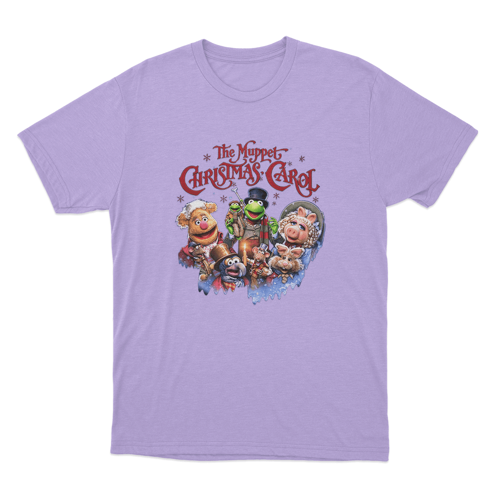The Muppet Christmas Carol Characters Unisex T Shirt Purple The Muppet Christmas Carol Characters Unisex T Shirt Purple