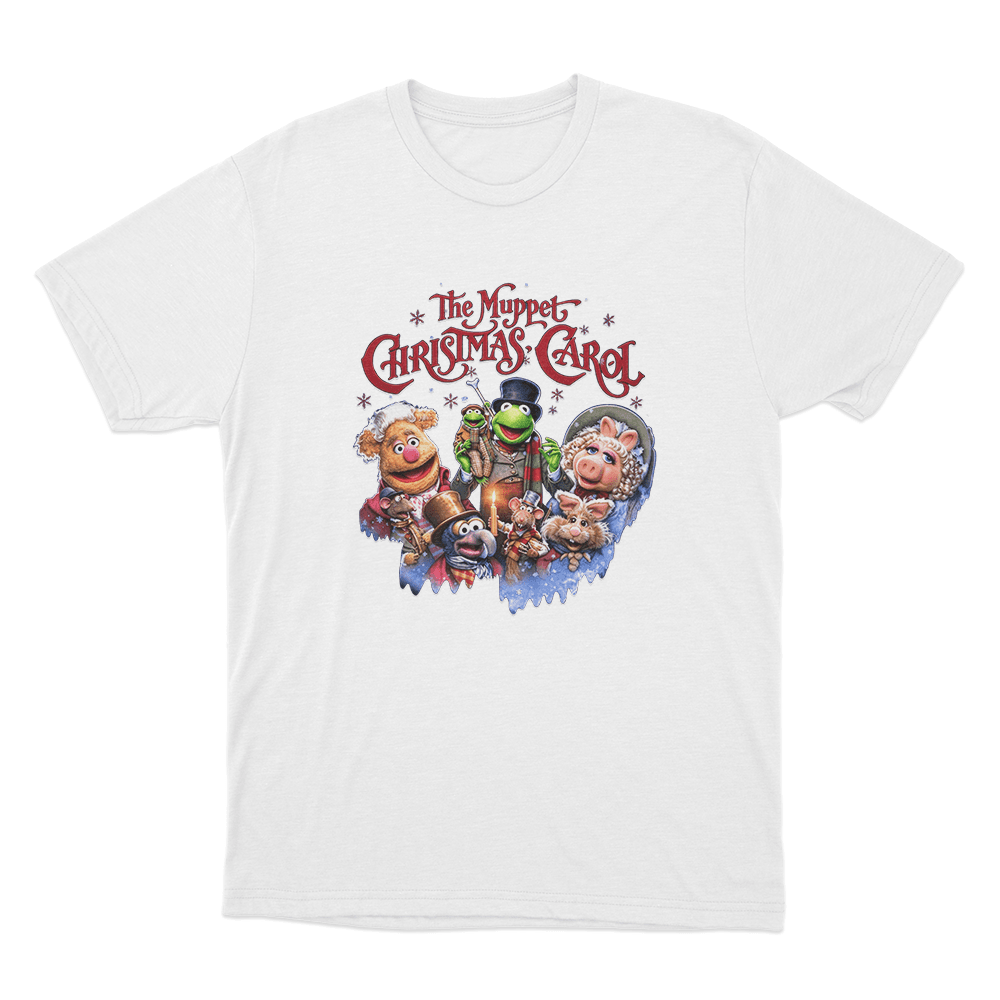 The Muppet Christmas Carol Characters Unisex T Shirt White The Muppet Christmas Carol Characters Unisex T Shirt White