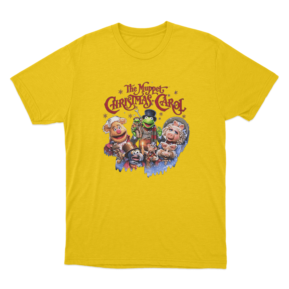 The Muppet Christmas Carol Characters Unisex T Shirt Yellow The Muppet Christmas Carol Characters Unisex T Shirt Yellow