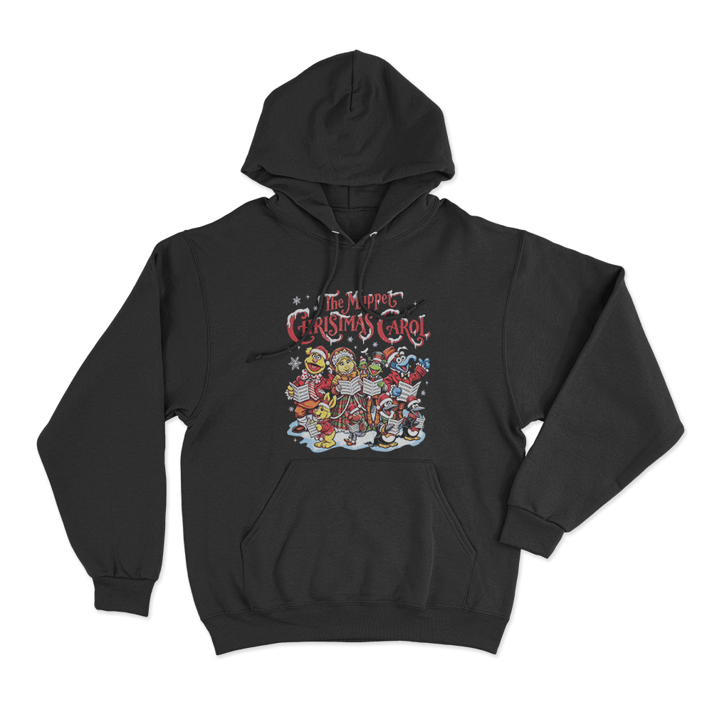 The Muppet Christmas Carol Holiday Choir Unisex Hoodie Black The Muppet Christmas Carol Holiday Choir Unisex Hoodie Black