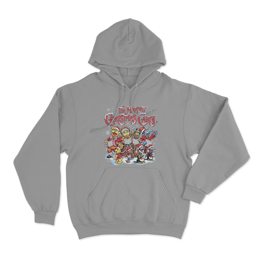 The Muppet Christmas Carol Holiday Choir Unisex Hoodie Grey The Muppet Christmas Carol Holiday Choir Unisex Hoodie Grey