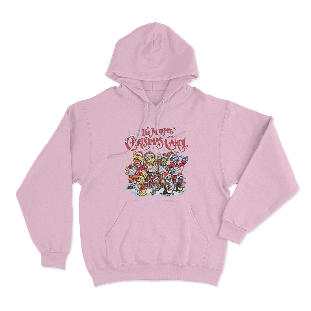 The Muppet Christmas Carol Holiday Choir Unisex Hoodie Pink The Muppet Christmas Carol Holiday Choir Unisex Hoodie Pink